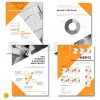 Pressbook sportif “Impulse” – modèle dynamique & élégant orange ©yellowebmarine