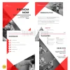 Modèle dossier de sponsoring sportif “Impulse” rouge ©yellowebmarine