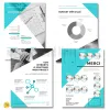 Modèle pressbook sportif “Impulse” turquoise ©yellowebmarine
